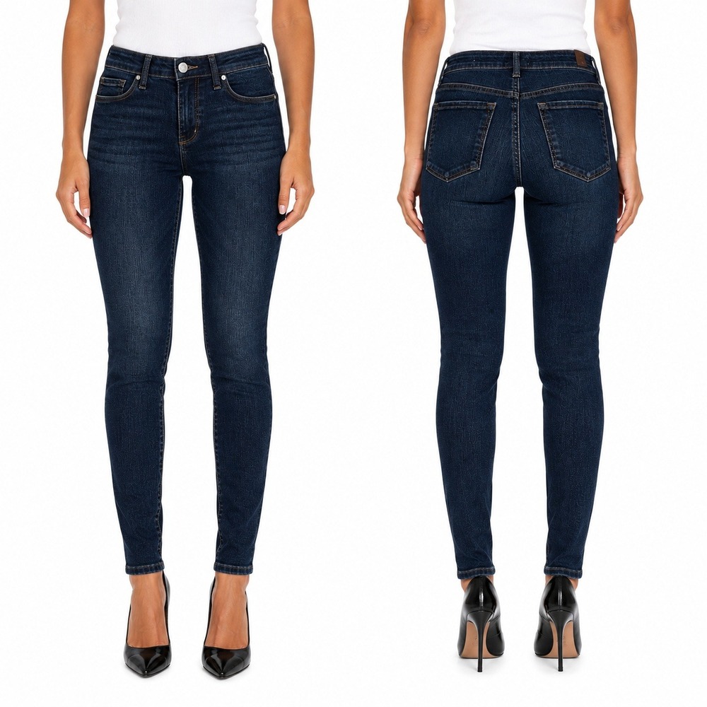 Jessica Simpson Jeans Womens 4 27  Kiss Me Skinny Jeans Dark‎ Indigo Wash Denim